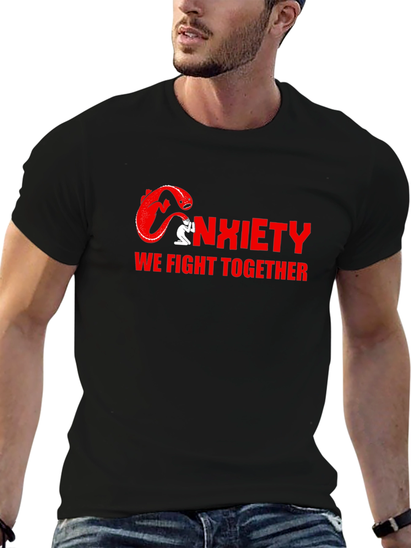 Anxiety We Fight Together Graphic T-Shirt