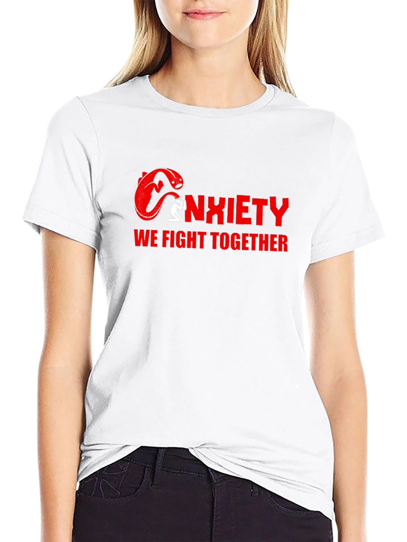 Anxiety We Fight Together Graphic T-Shirt