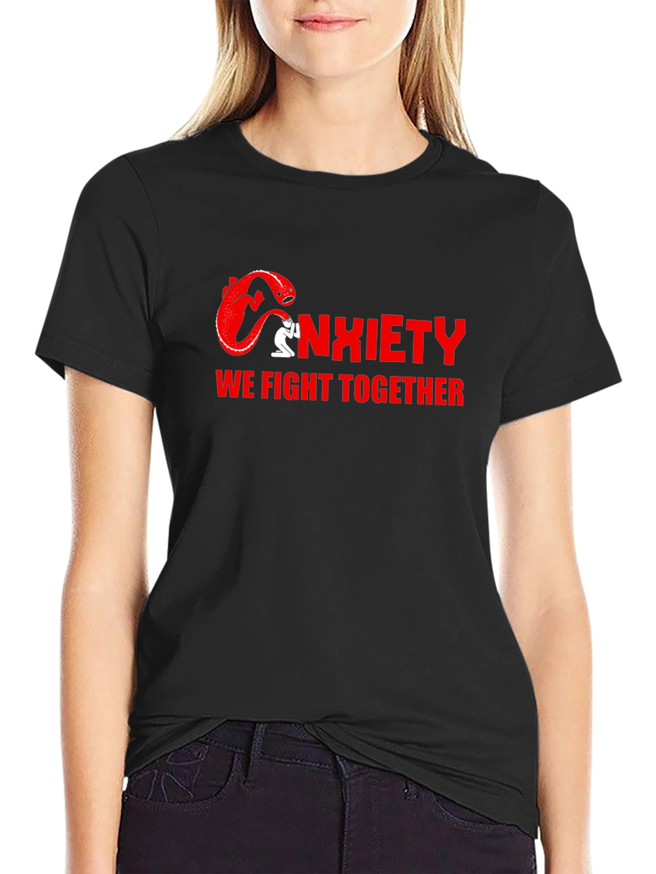 Anxiety We Fight Together Graphic T-Shirt