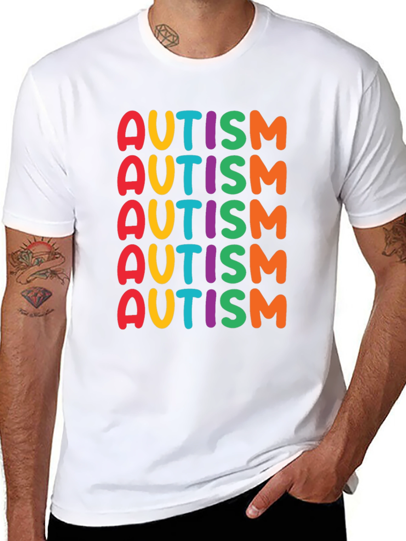 Colorful Autism Awareness T-Shirt