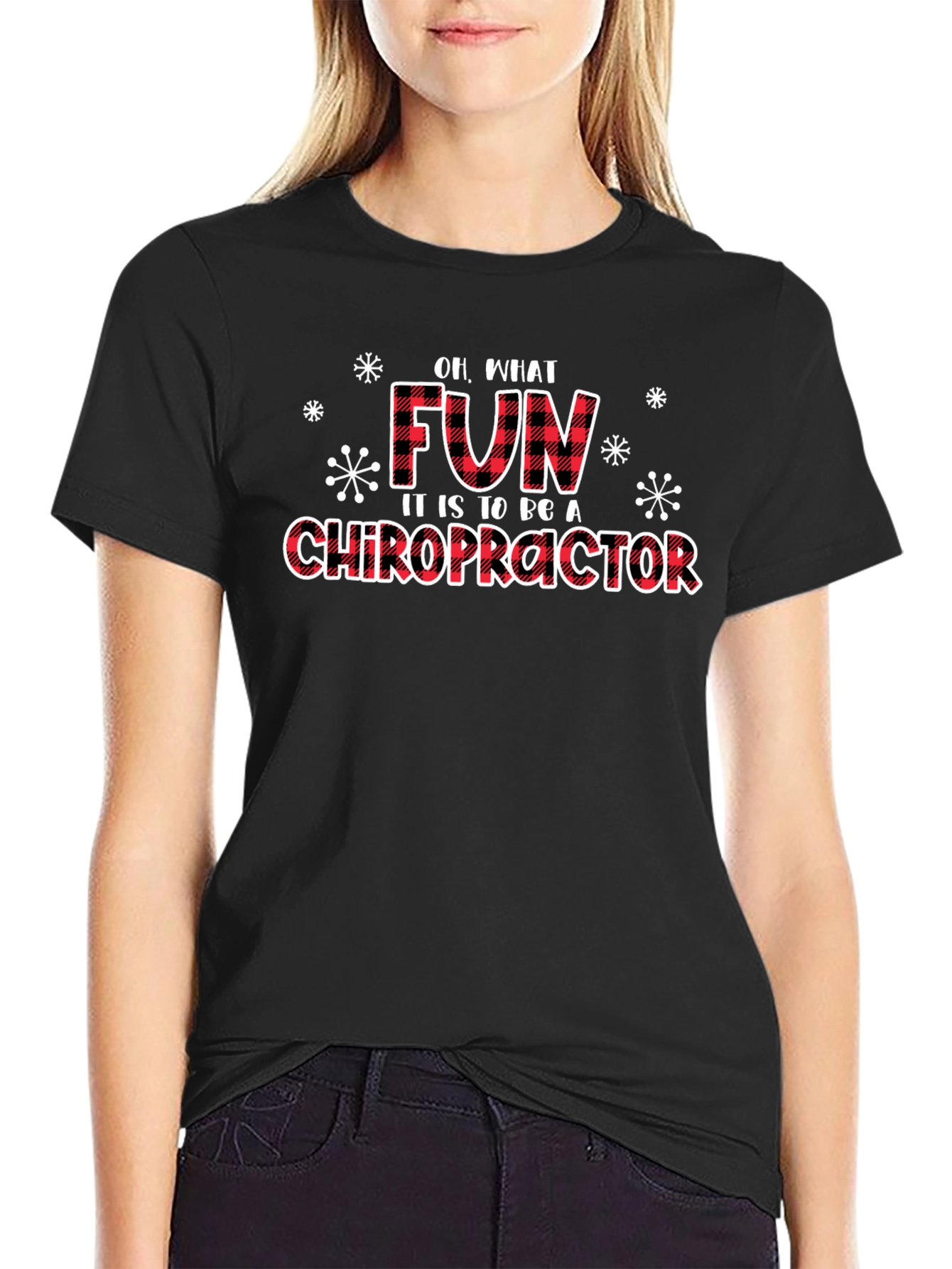 Funny Chiropractic T-Shirt - Oh What Fun!