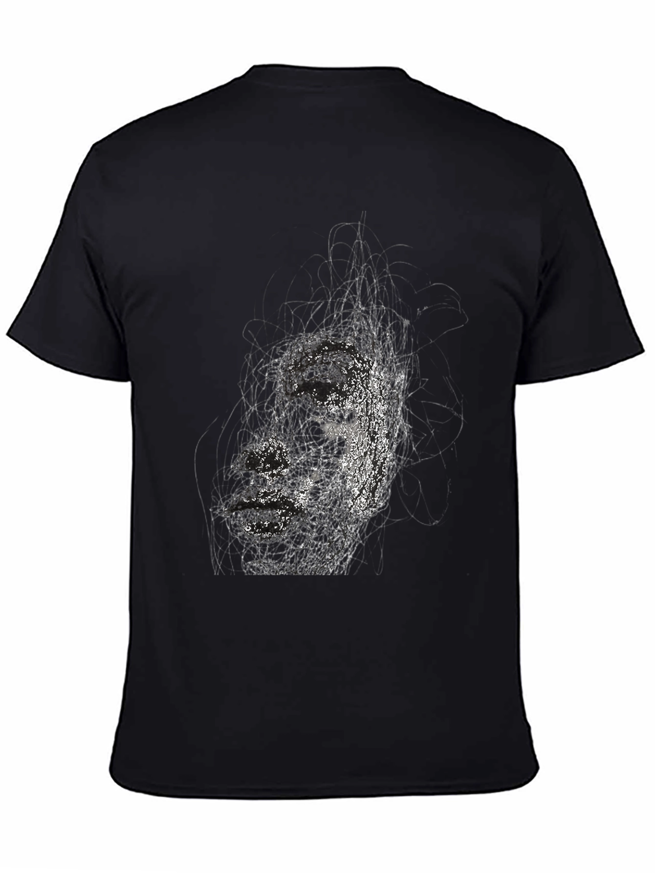 Abstract Black T-Shirt