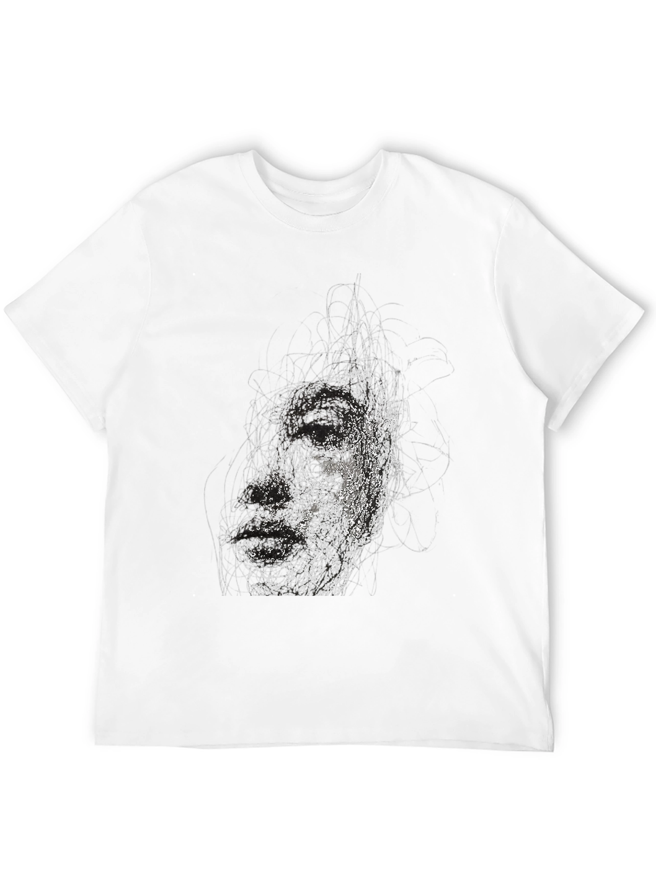Abstract Black T-Shirt