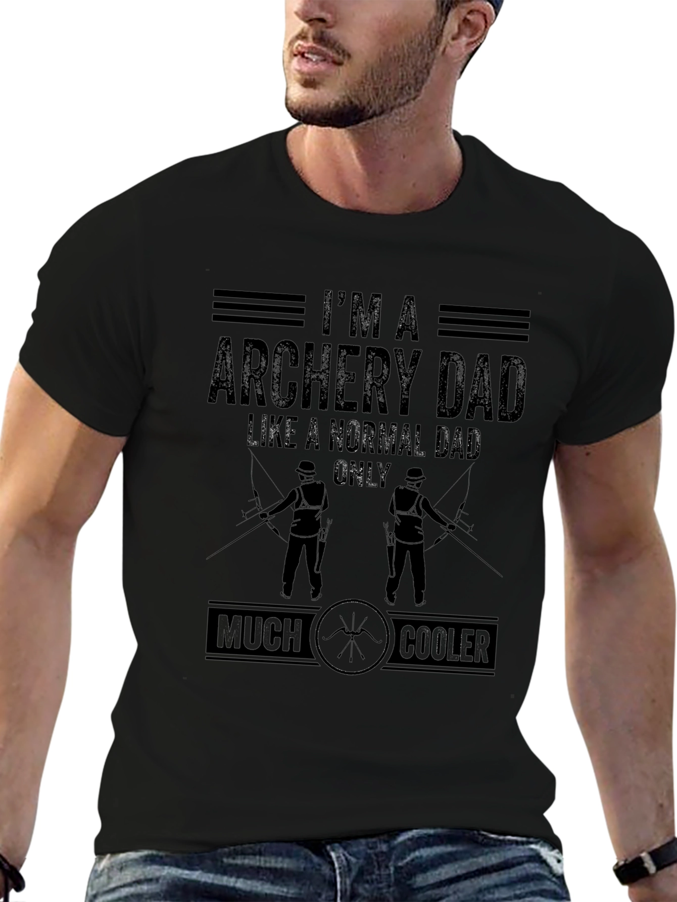 Archery Dad T-Shirt - Cool Fathers Day Gift