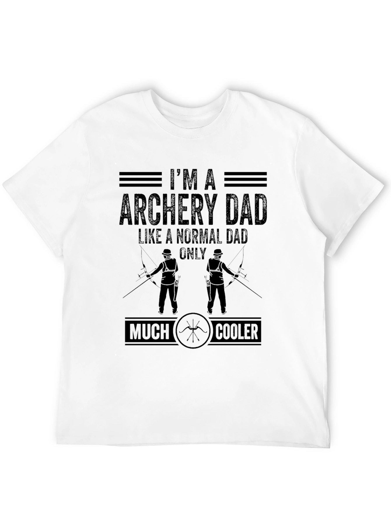 Archery Dad T-Shirt - Cool Fathers Day Gift