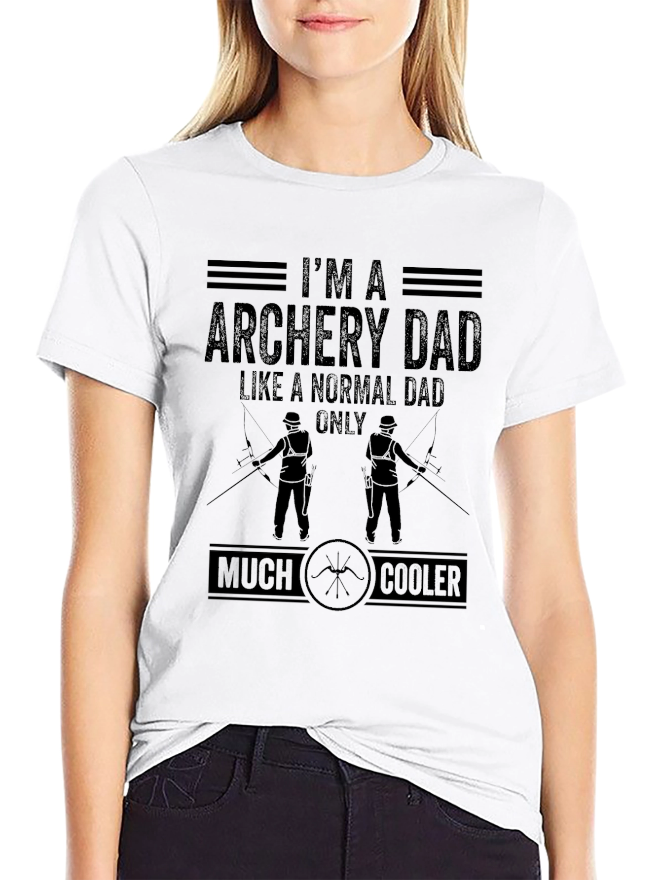 Archery Dad T-Shirt - Cool Fathers Day Gift