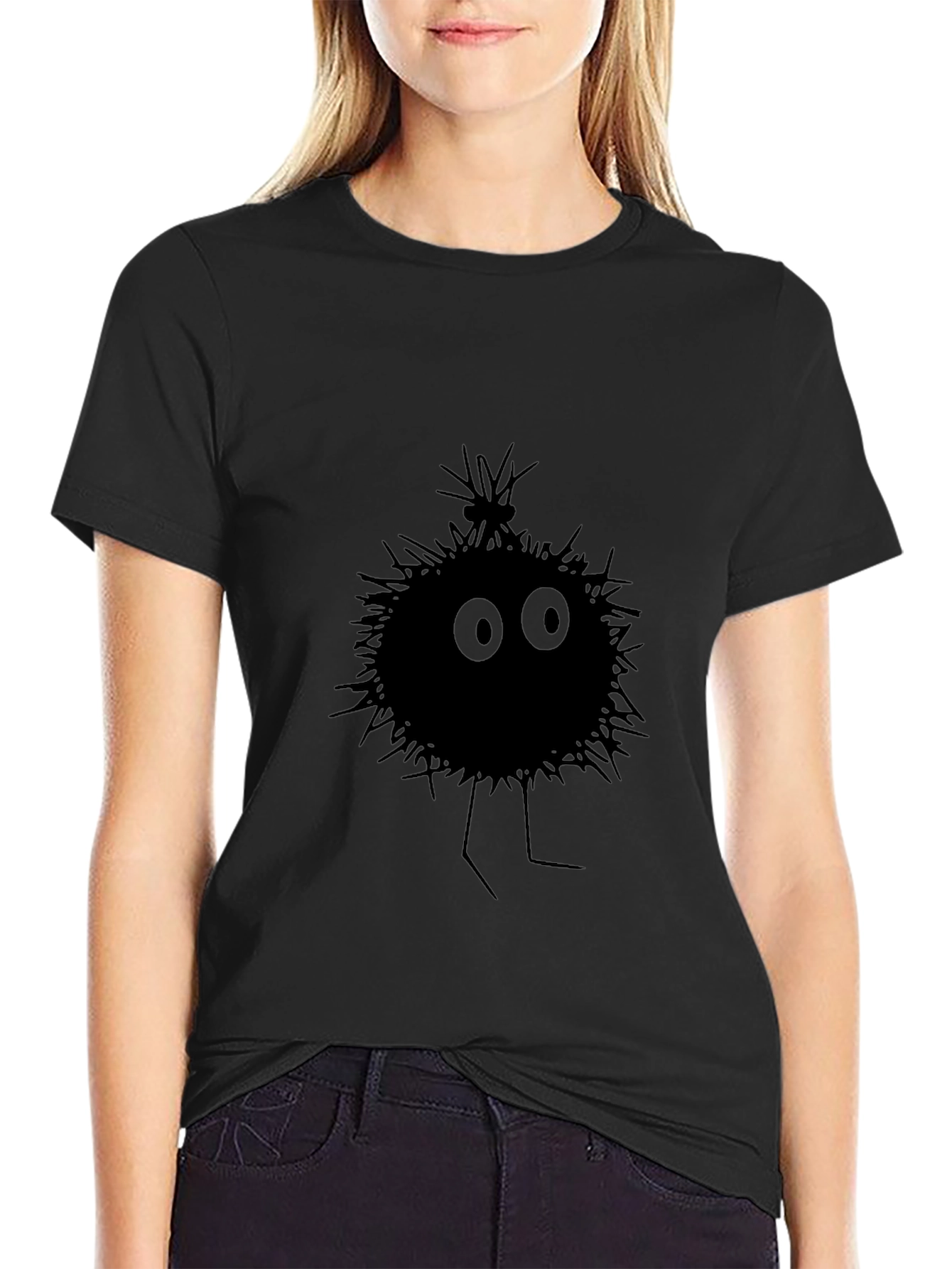Spirited Away Soot Sprite Mens Black T-Shirt