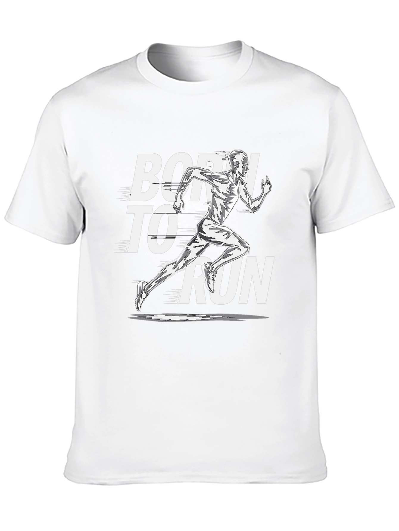 Born to Run Black Graphic Tee