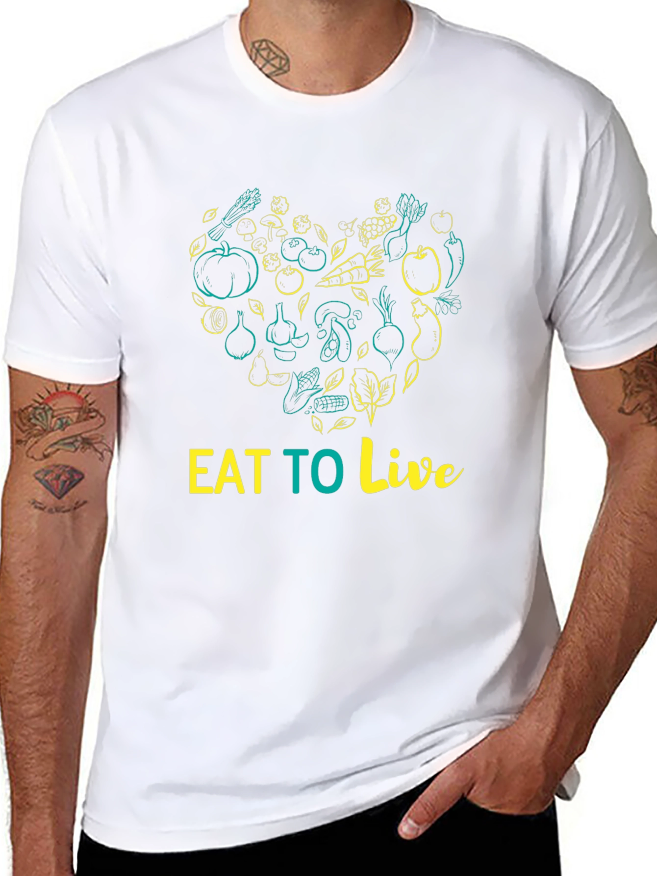 Eat To Live Vegan T-Shirt