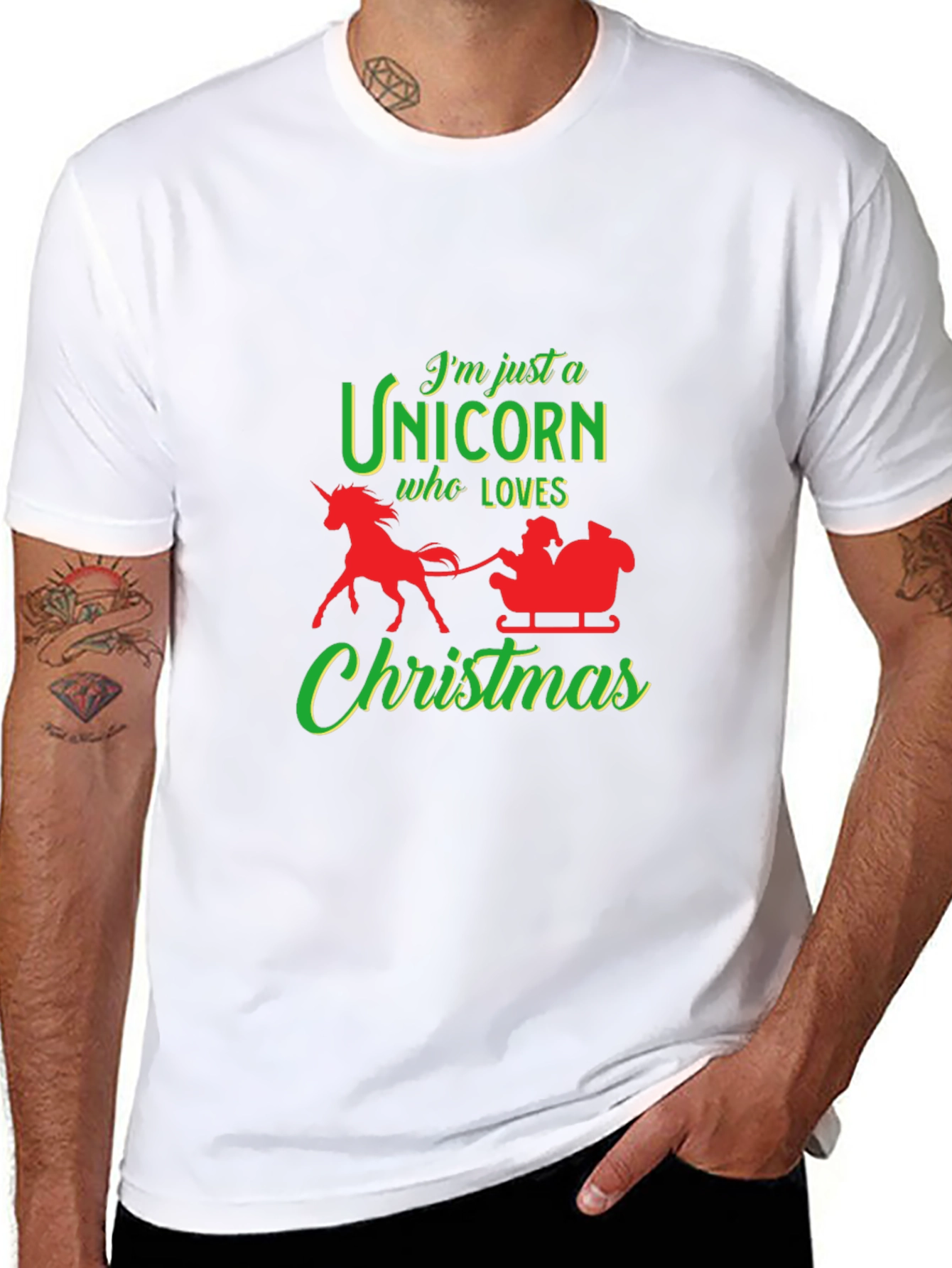 Unicorn Christmas T-Shirt