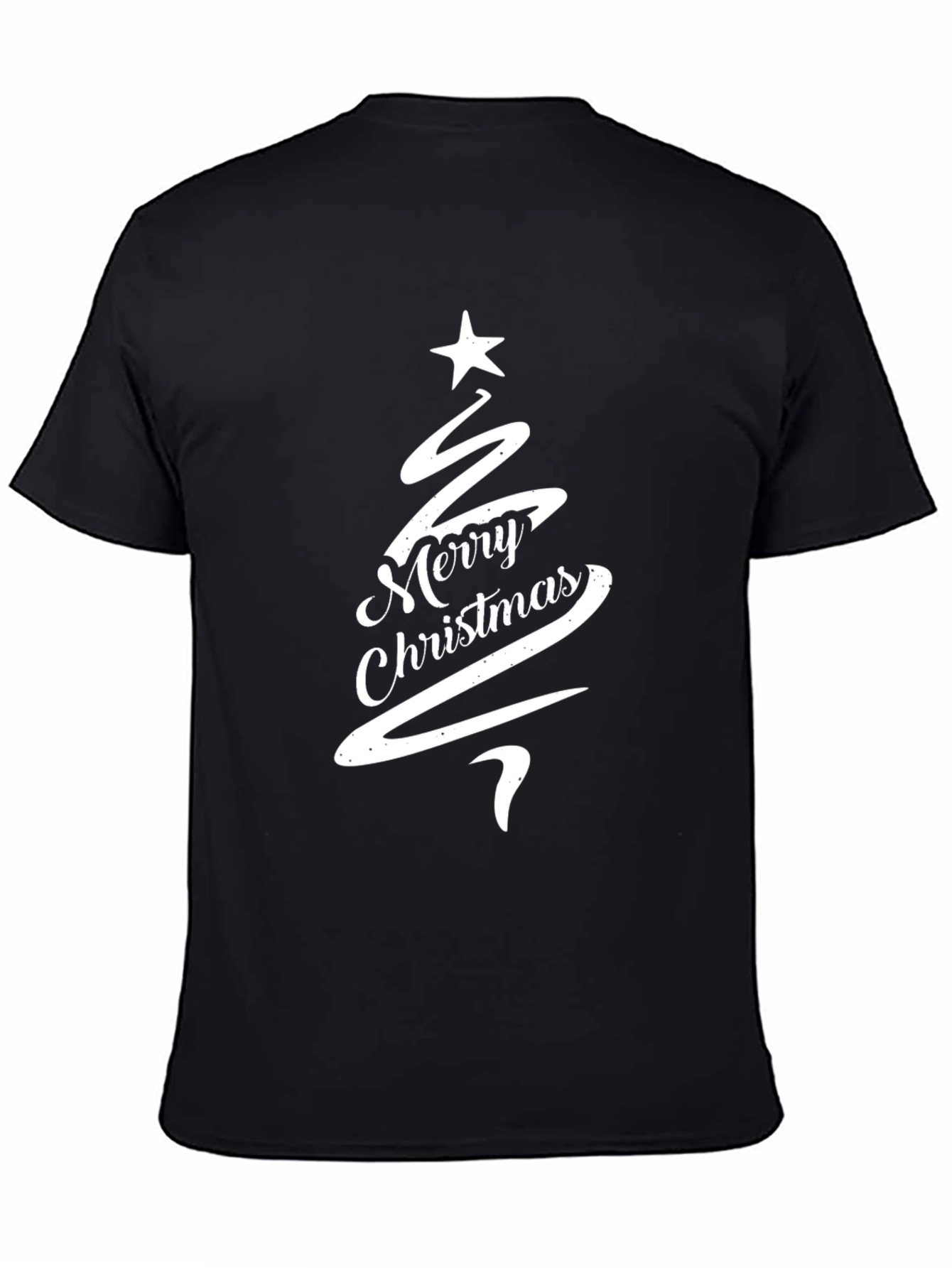 Merry Christmas Tree Graphic Tee - Holiday Style