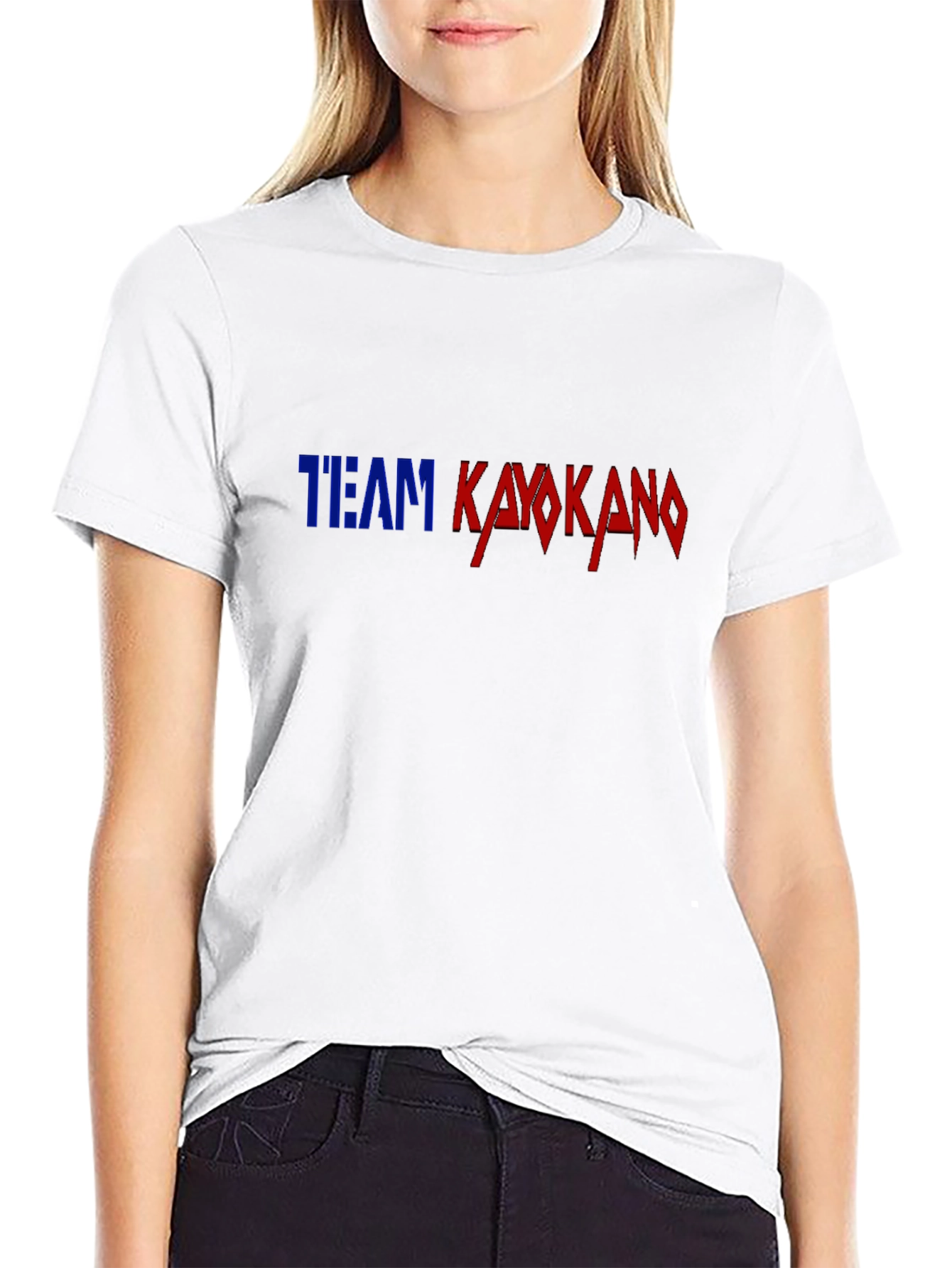 Team Kayokano Black Graphic Tee