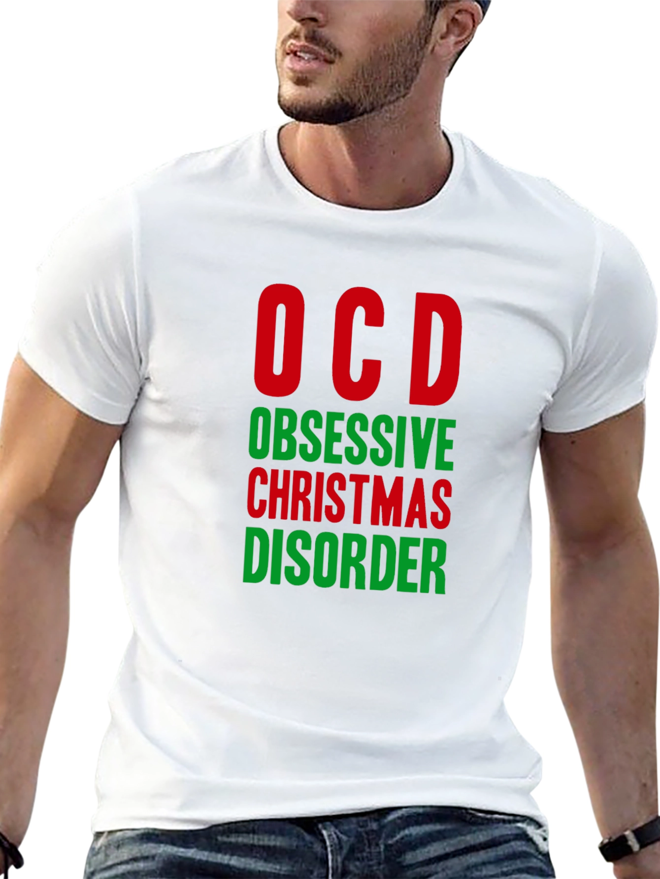 OCD Obsessive Christmas Disorder Funny T-Shirt