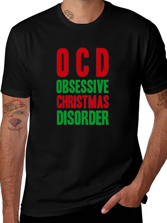 OCD Obsessive Christmas Disorder Funny T-Shirt