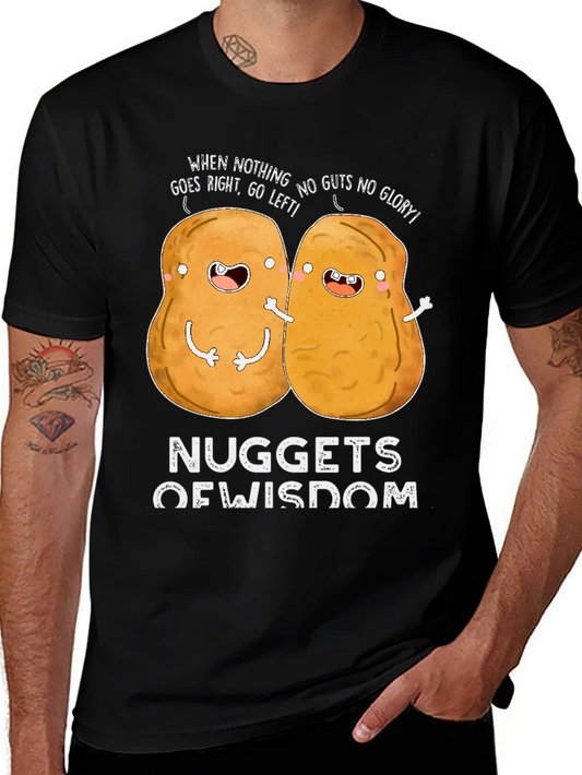 Nuggets of Wisdom Funny Graphic T-Shirt