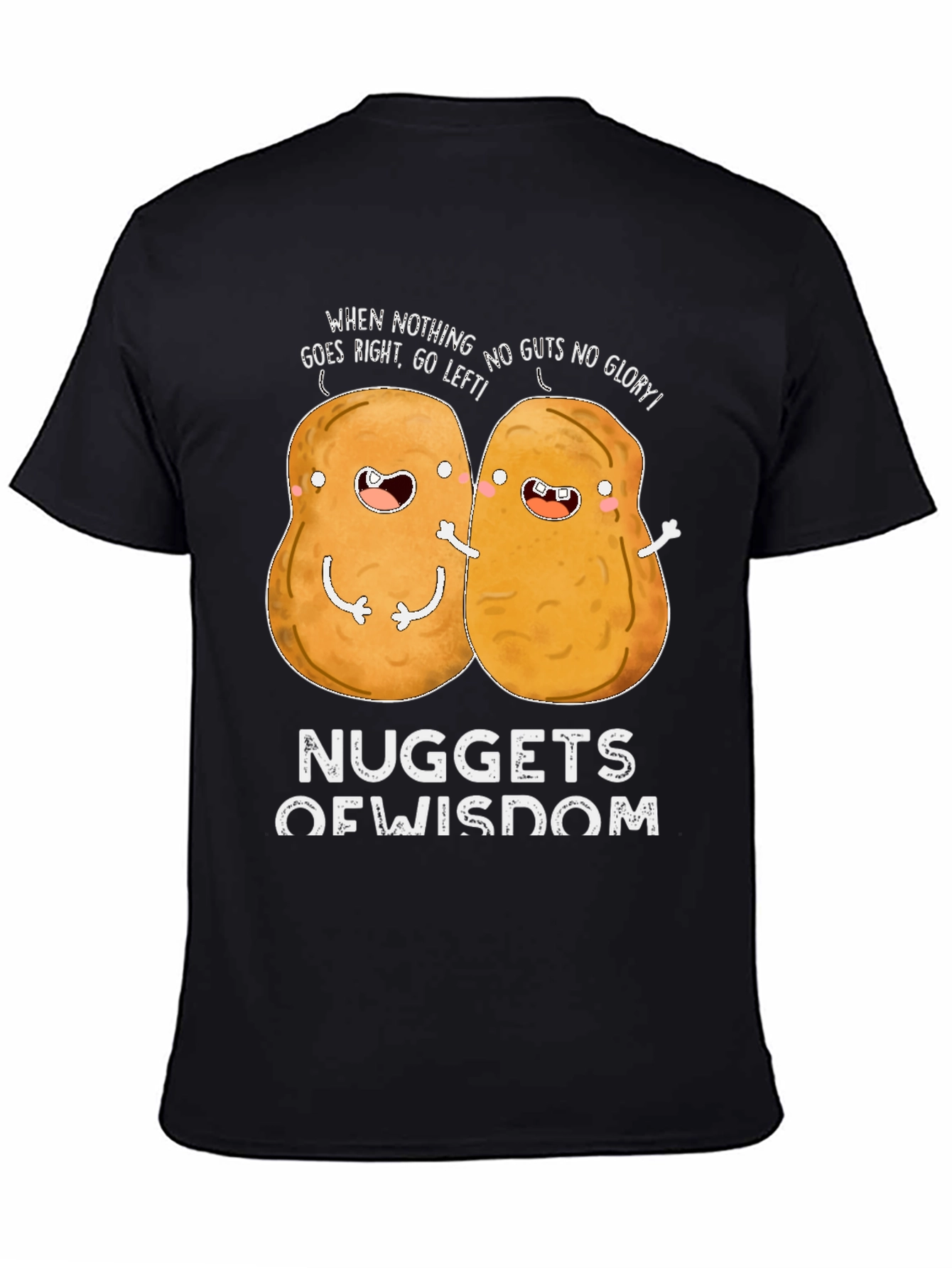 Nuggets of Wisdom Funny Graphic T-Shirt