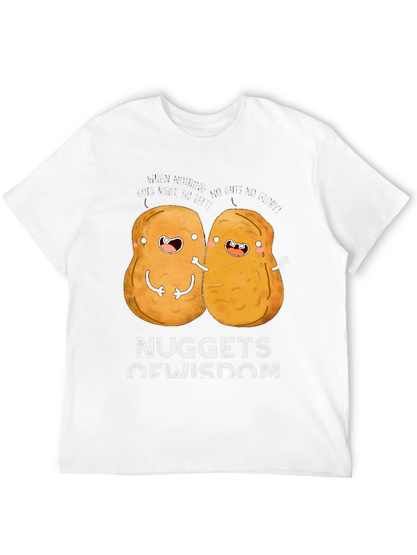 Nuggets of Wisdom Funny Graphic T-Shirt