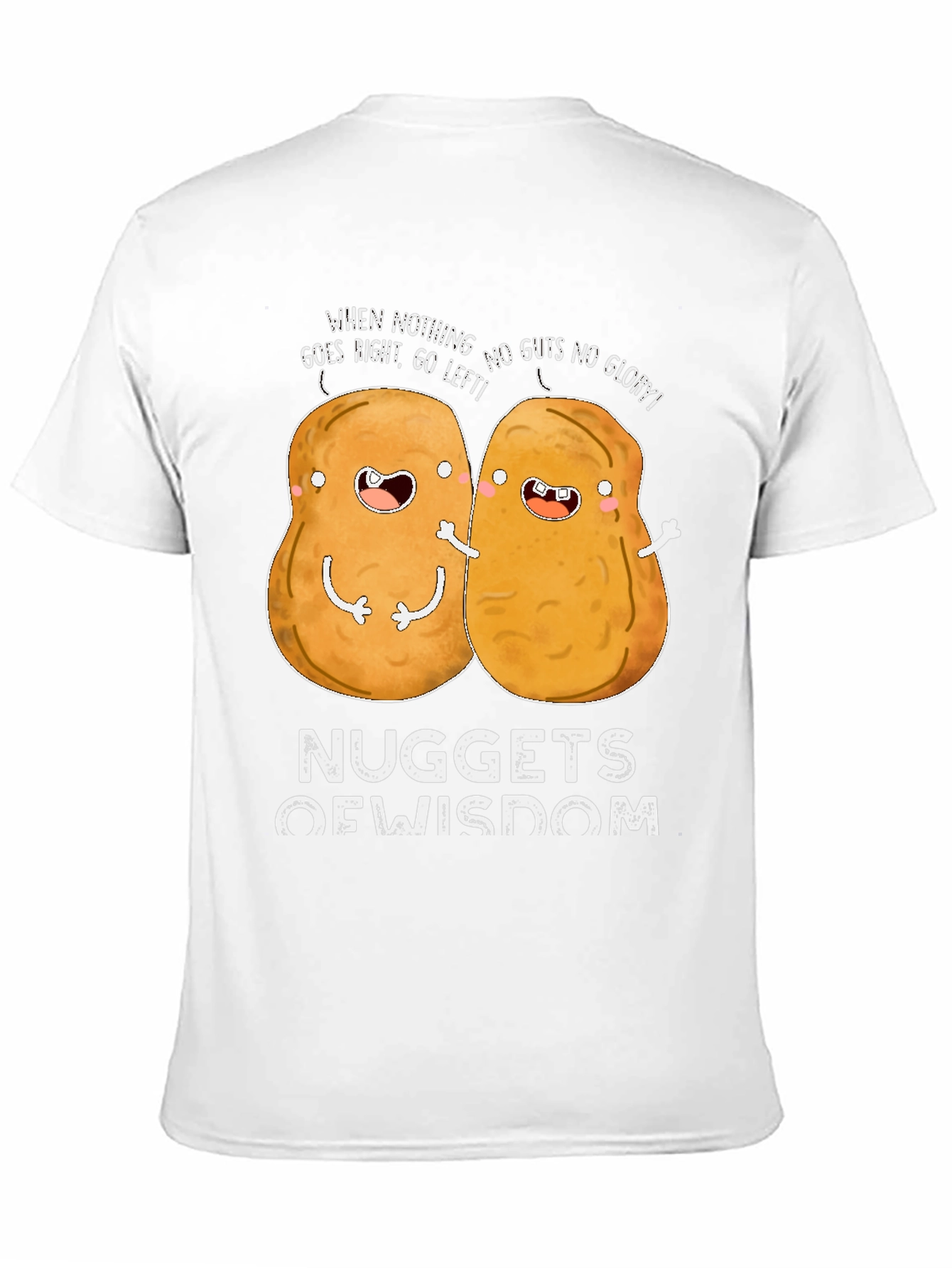 Nuggets of Wisdom Funny Graphic T-Shirt
