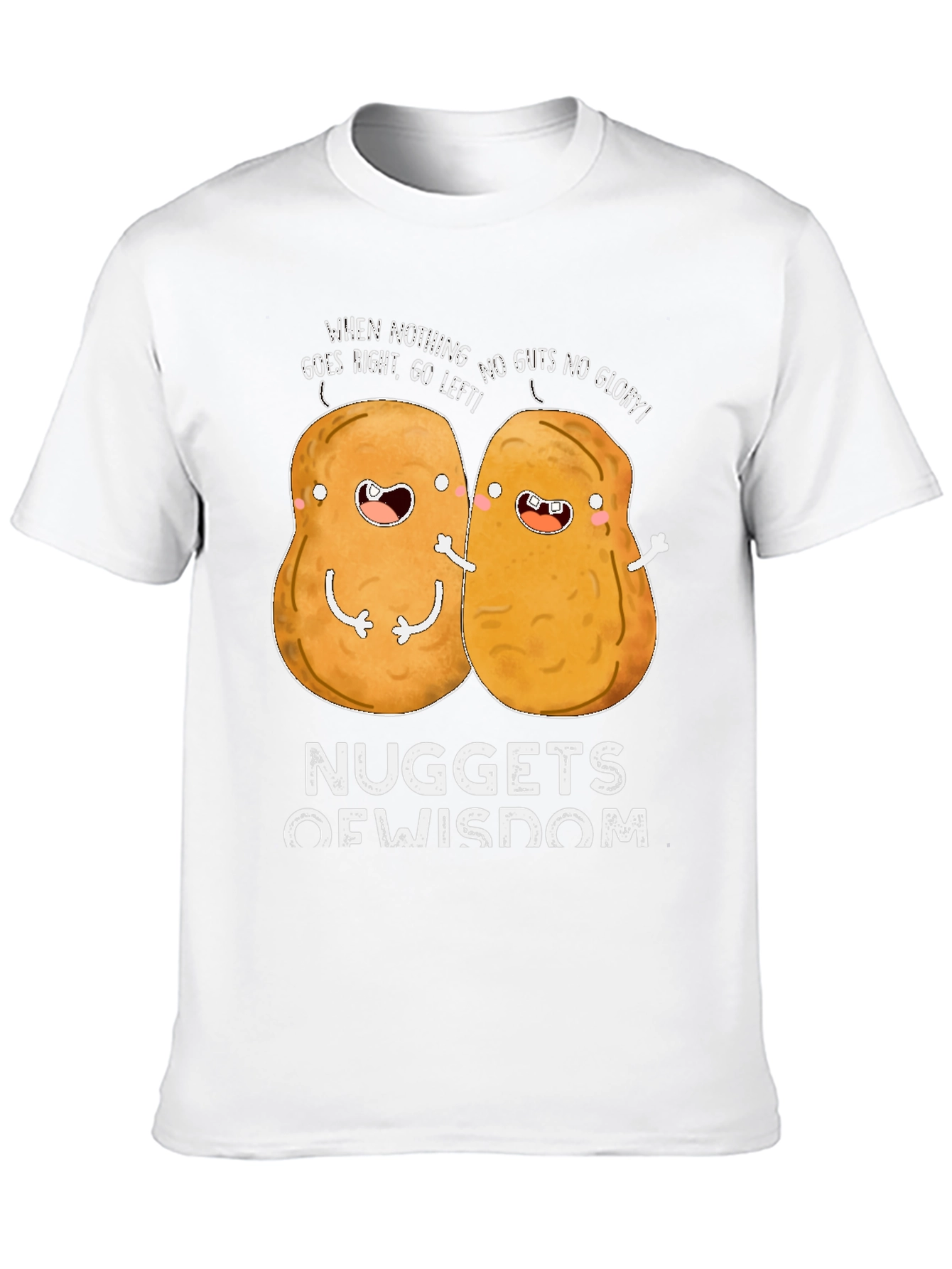 Nuggets of Wisdom Funny Graphic T-Shirt