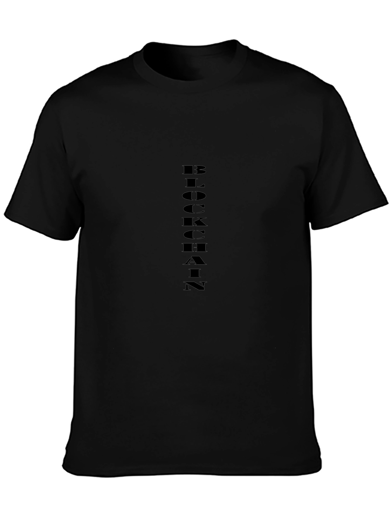 Blockchain Graphic T-Shirt - Black Crypto Tee