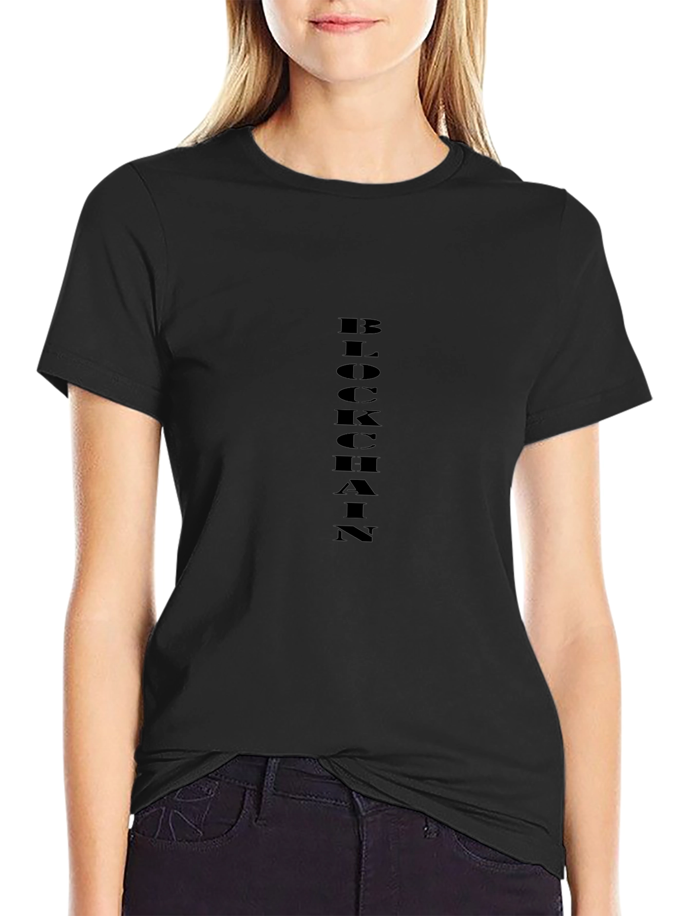 Blockchain Graphic T-Shirt - Black Crypto Tee