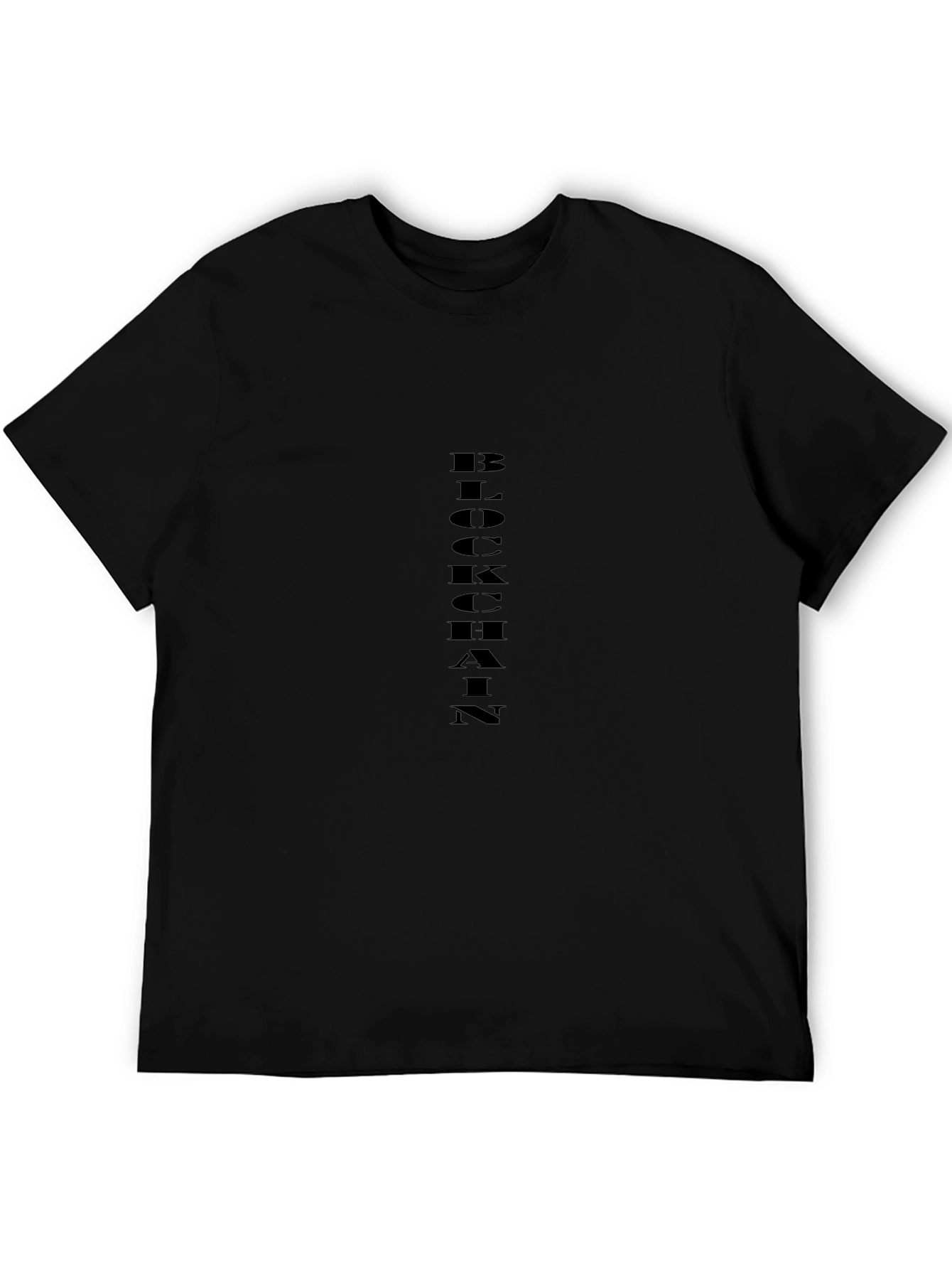 Blockchain Graphic T-Shirt - Black Crypto Tee