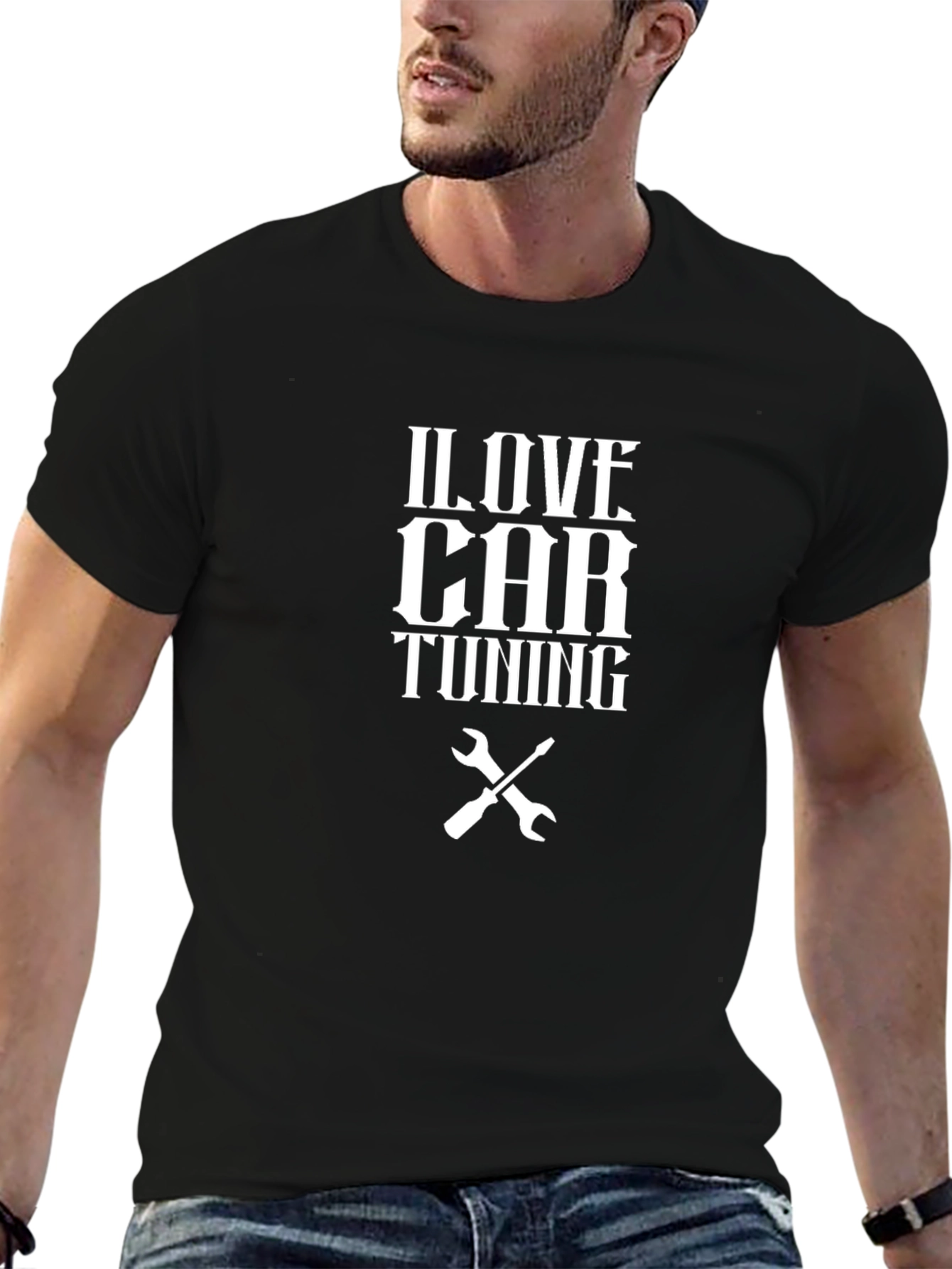 I Love Car Tuning Graphic T-Shirt - Mechanic Gift