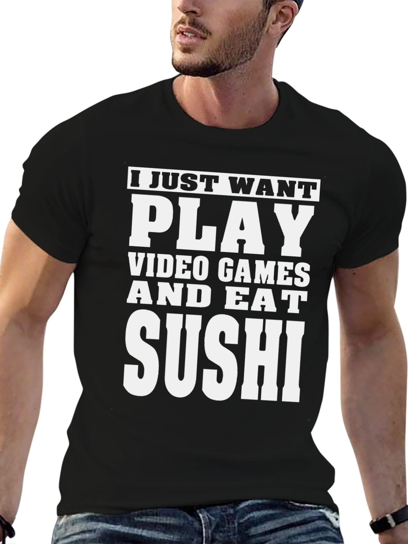 Video Games & Sushi T-Shirt