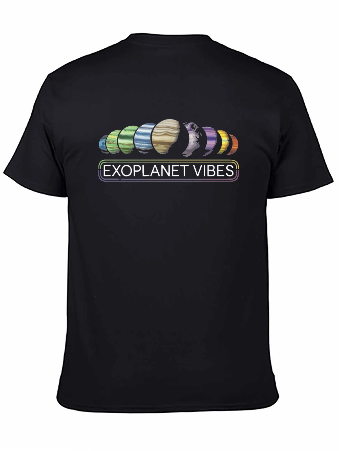 Exoplanet Vibes Graphic T-Shirt Cool Space Design