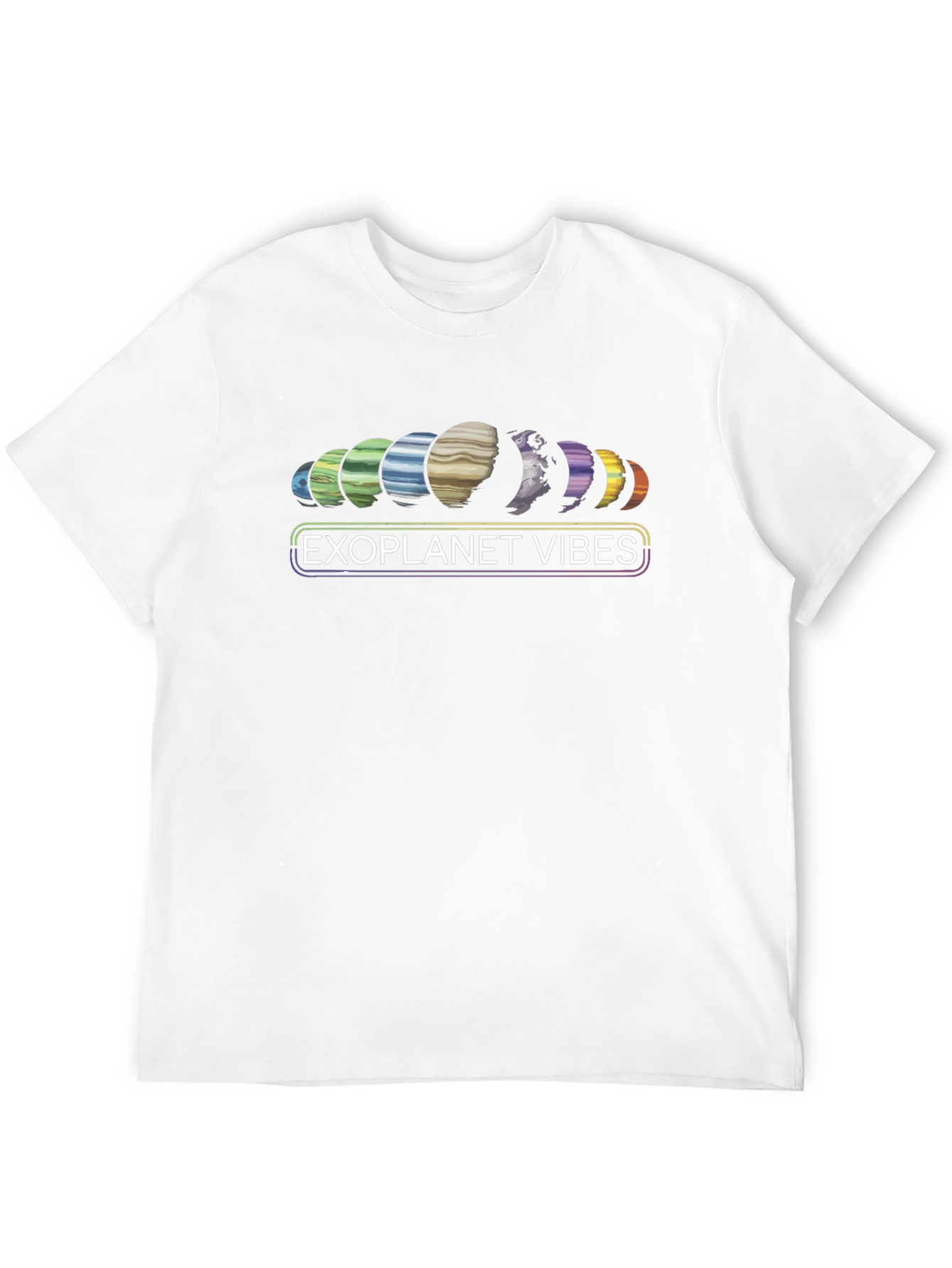 Exoplanet Vibes Graphic T-Shirt Cool Space Design