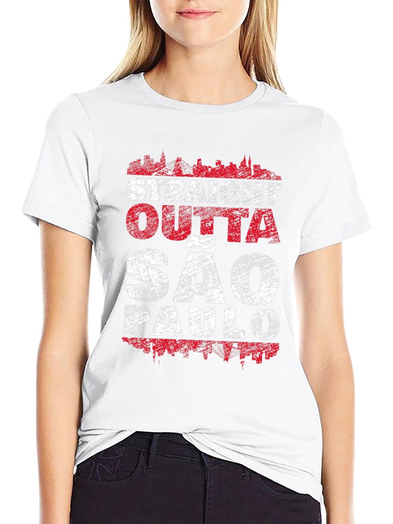Straight Outta São Paulo Black T-Shirt