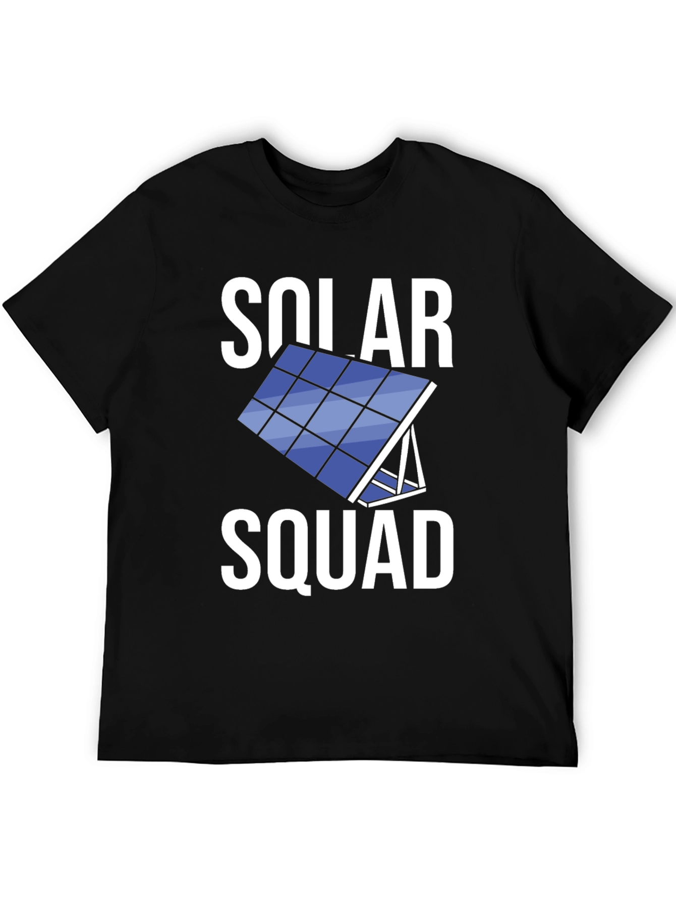 Solar Squad Graphic Tee - Black Crew Neck
