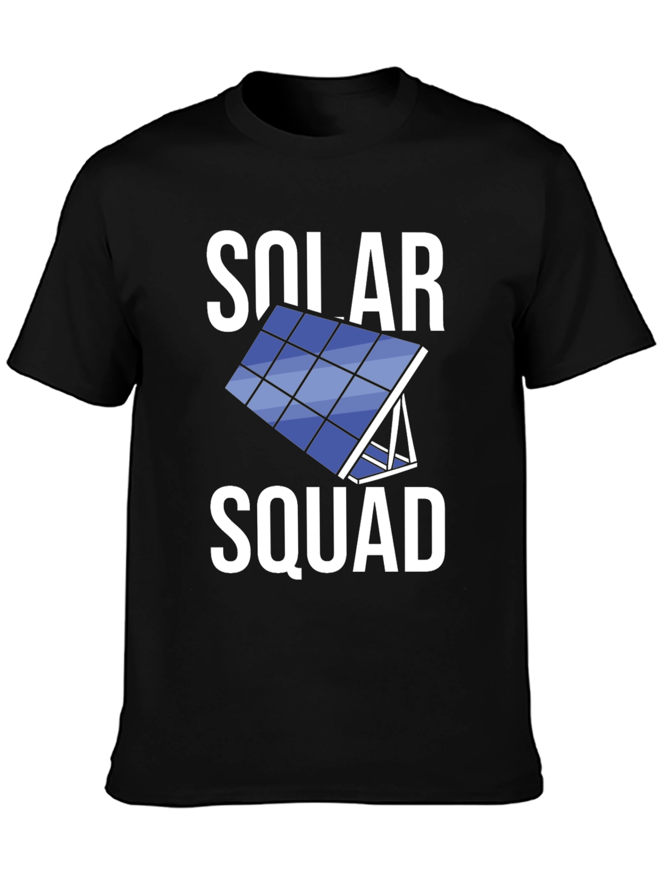 Solar Squad Graphic Tee - Black Crew Neck