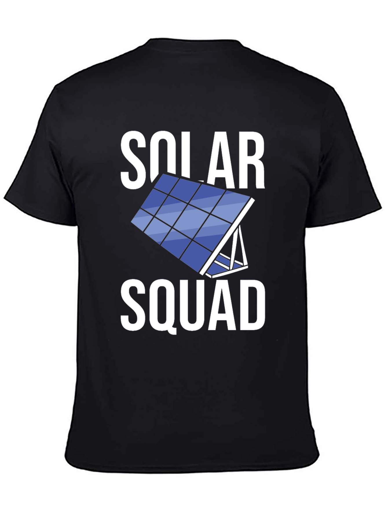 Solar Squad Graphic Tee - Black Crew Neck