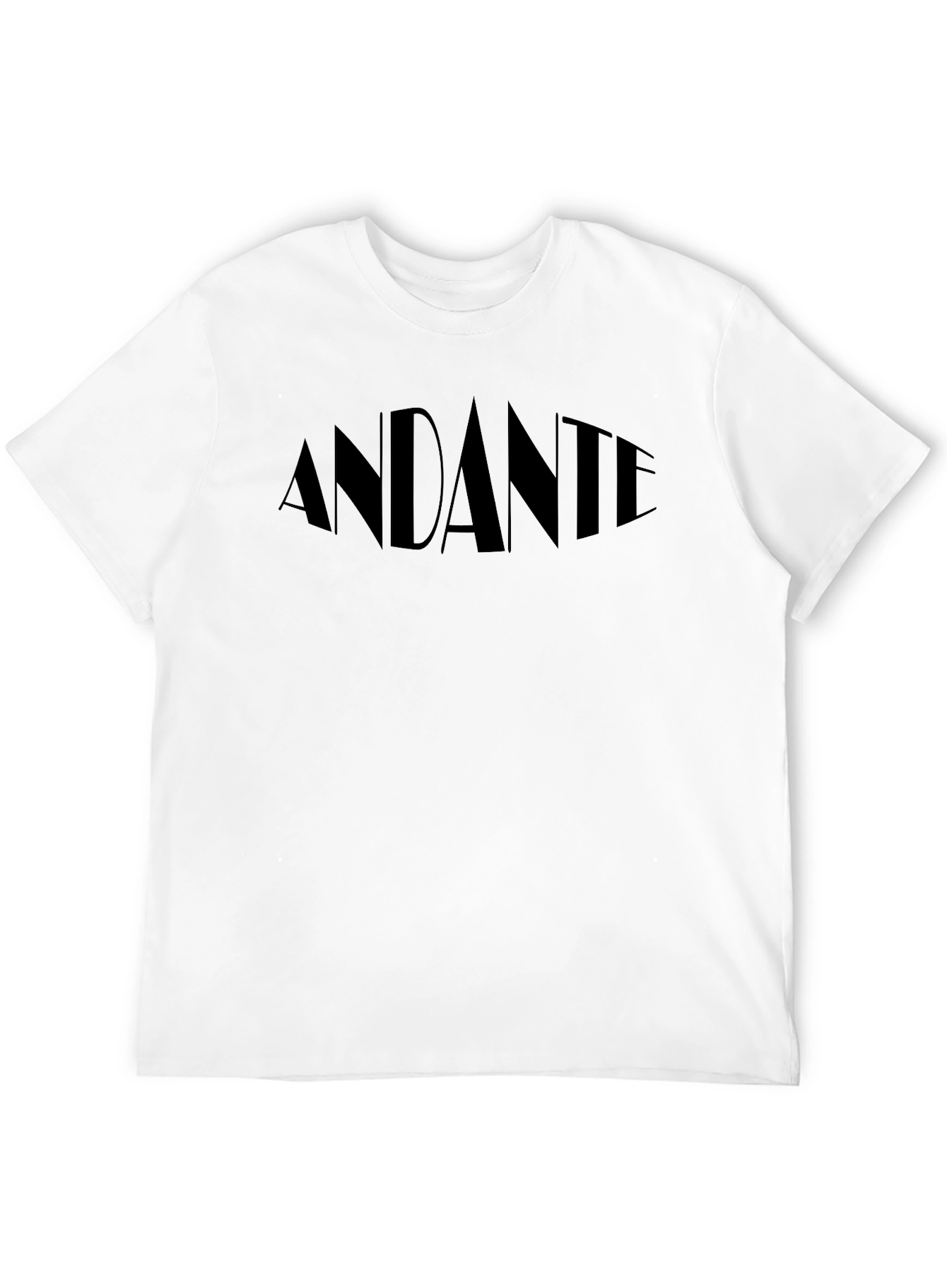 Andante Graphic Print T-Shirt - Black