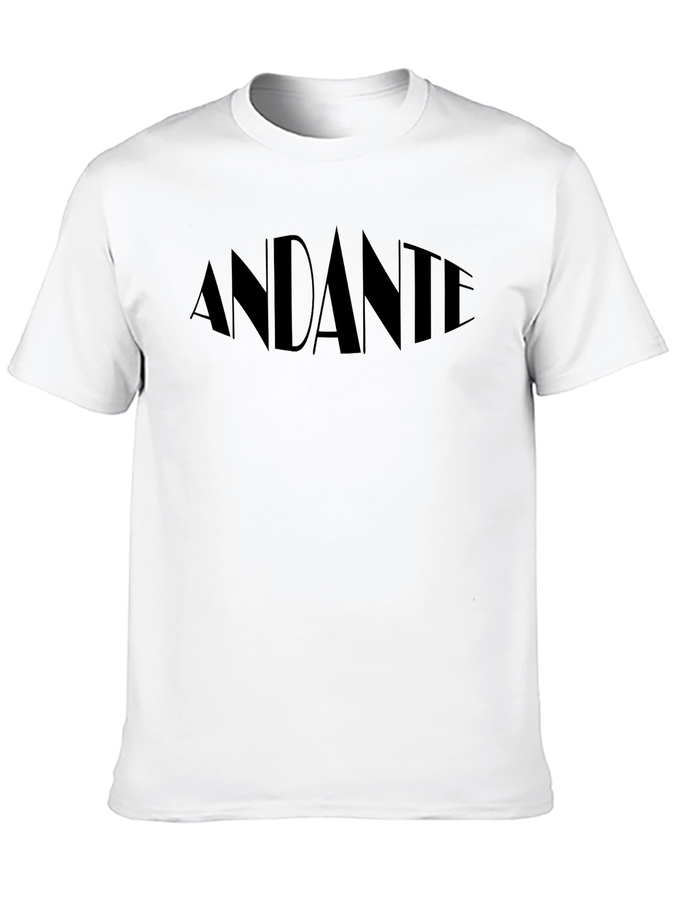 Andante Graphic Print T-Shirt - Black
