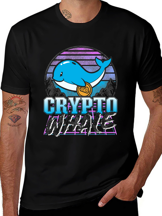 Crypto Whale T-Shirt - Bitcoin HODL
