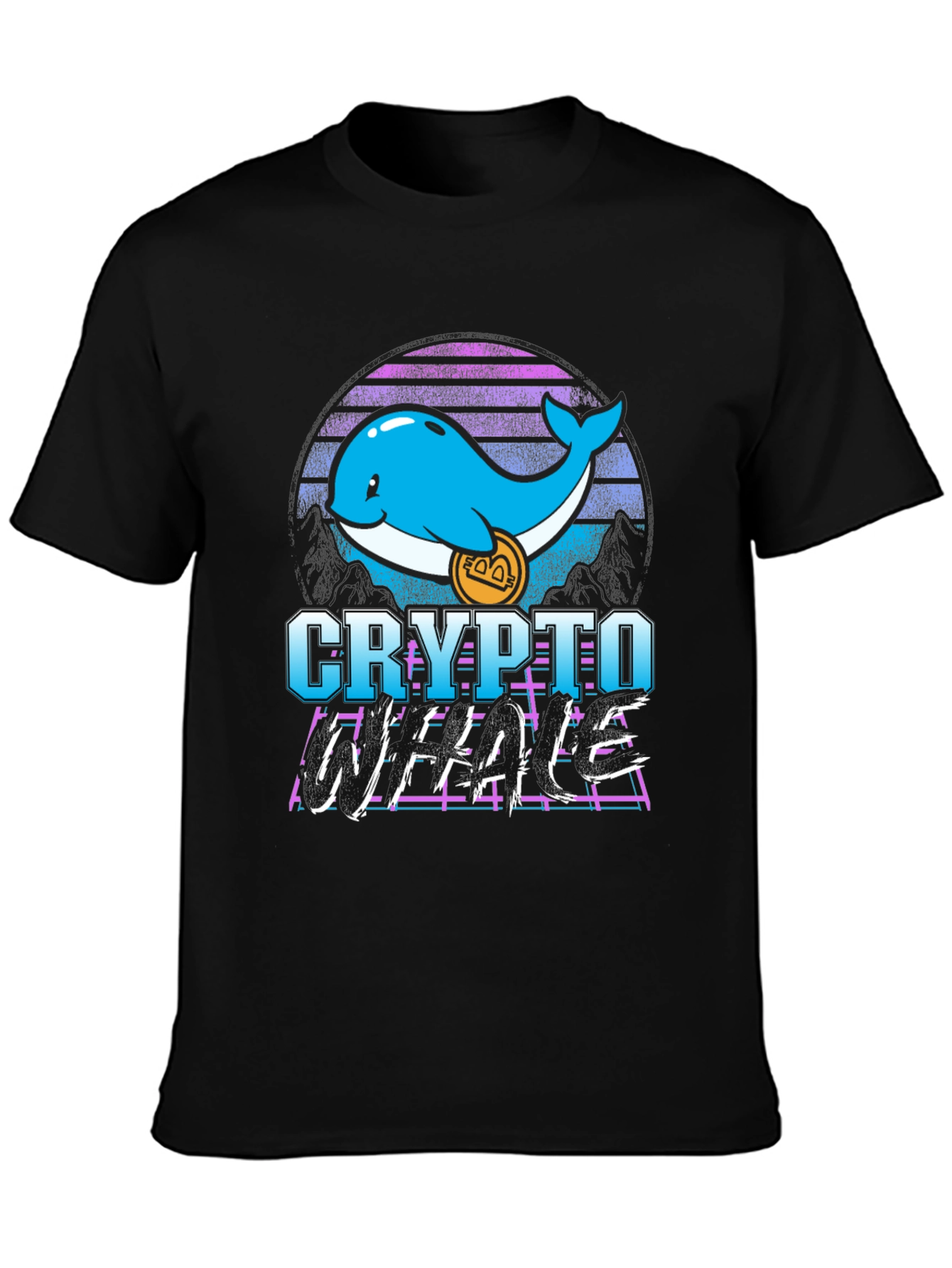Crypto Whale T-Shirt - Bitcoin HODL