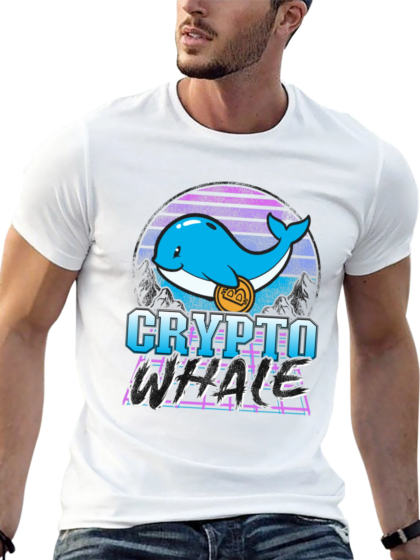 Crypto Whale T-Shirt - Bitcoin HODL