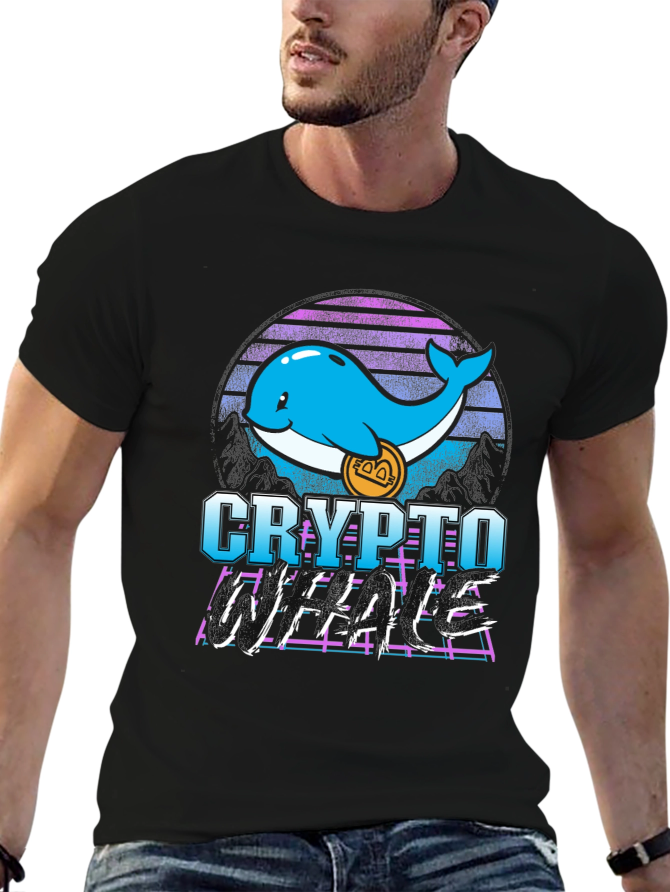Crypto Whale T-Shirt - Bitcoin HODL