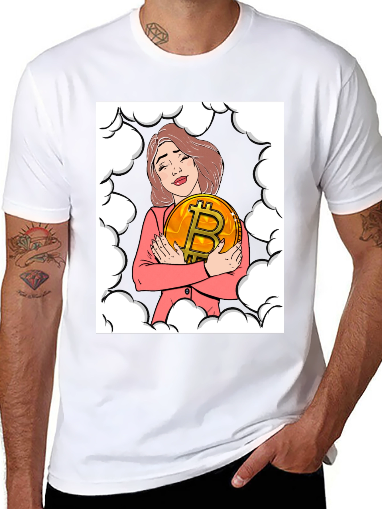 Bitcoin Girl T-Shirt - Crypto Fashion