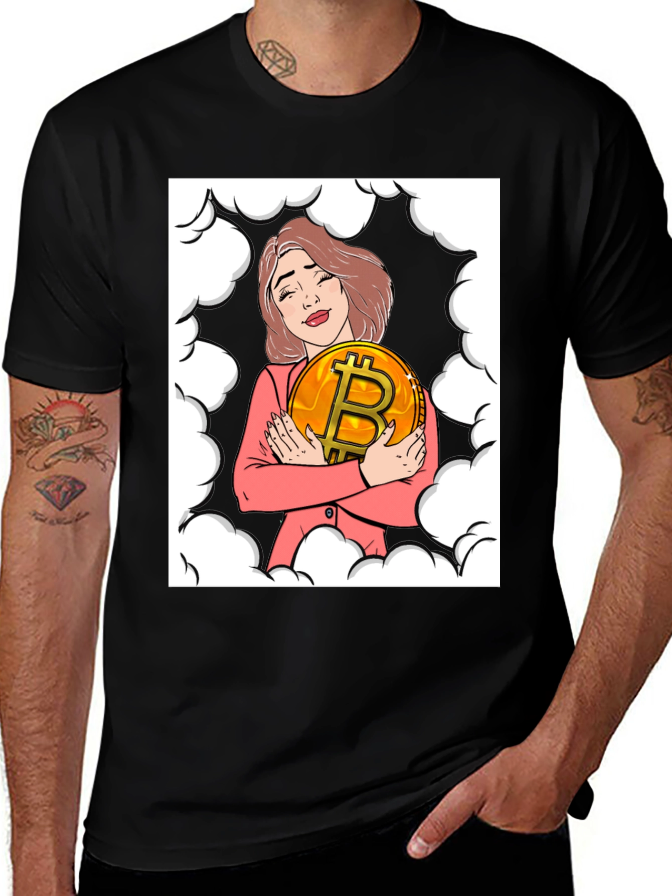 Bitcoin Girl T-Shirt - Crypto Fashion