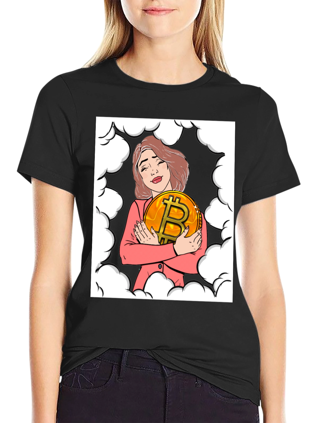 Bitcoin Girl T-Shirt - Crypto Fashion