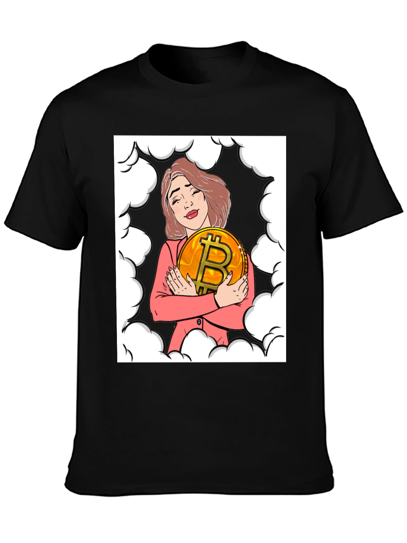 Bitcoin Girl T-Shirt - Crypto Fashion