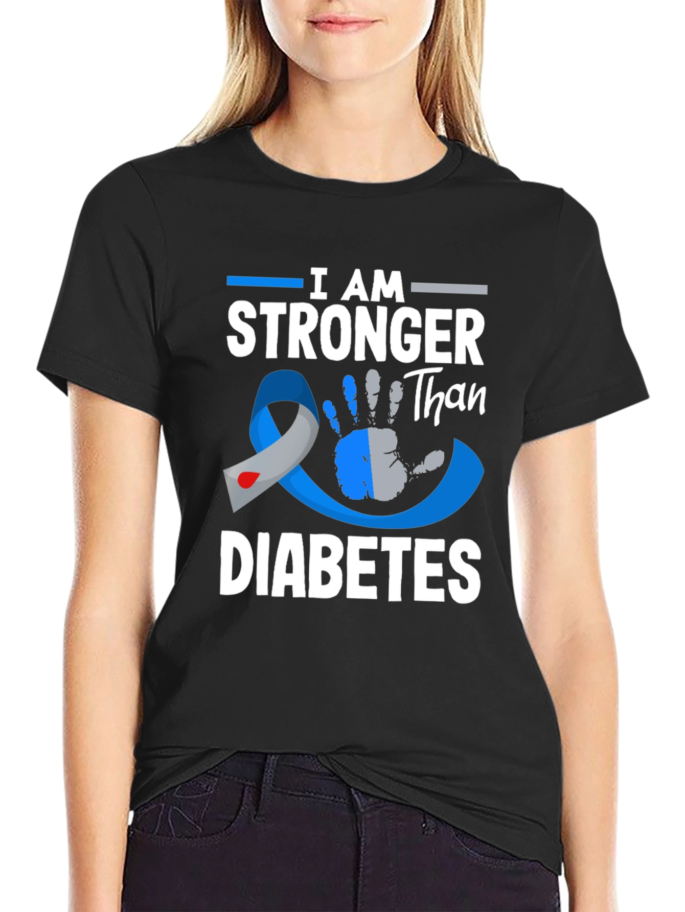 Stronger Than Diabetes Awareness T-Shirt