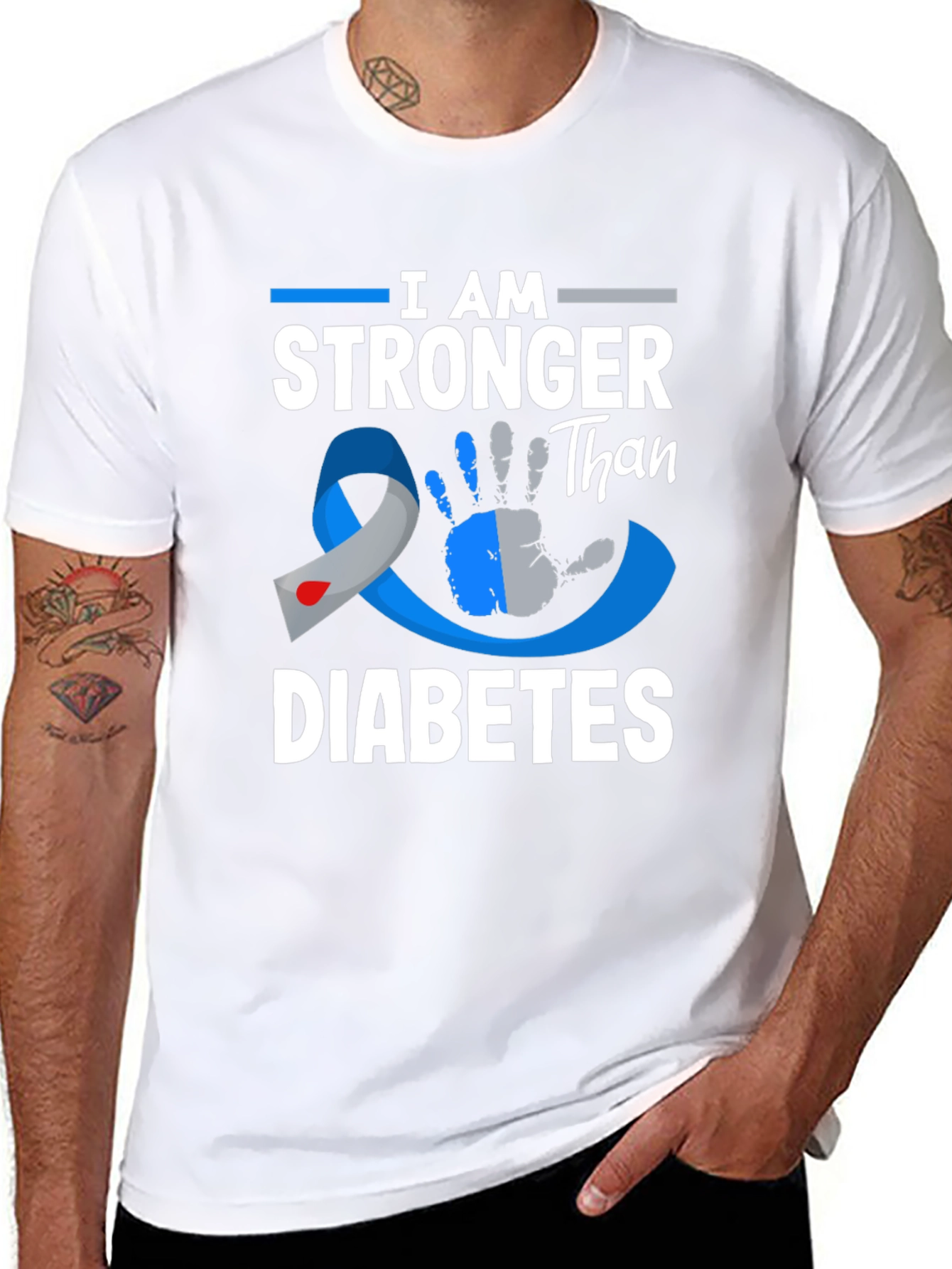 Stronger Than Diabetes Awareness T-Shirt