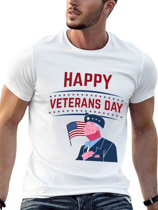 Happy Veterans Day Graphic T-Shirt