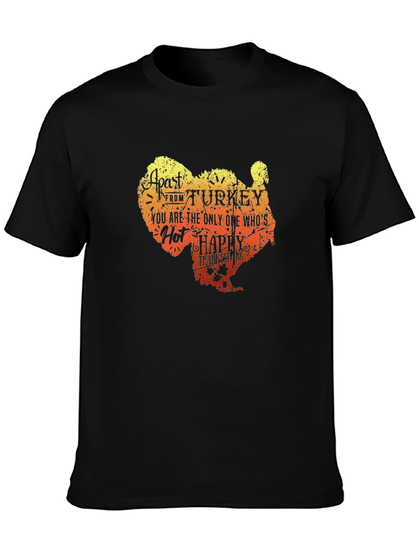 Funny Thanksgiving Turkey Graphic T-Shirt