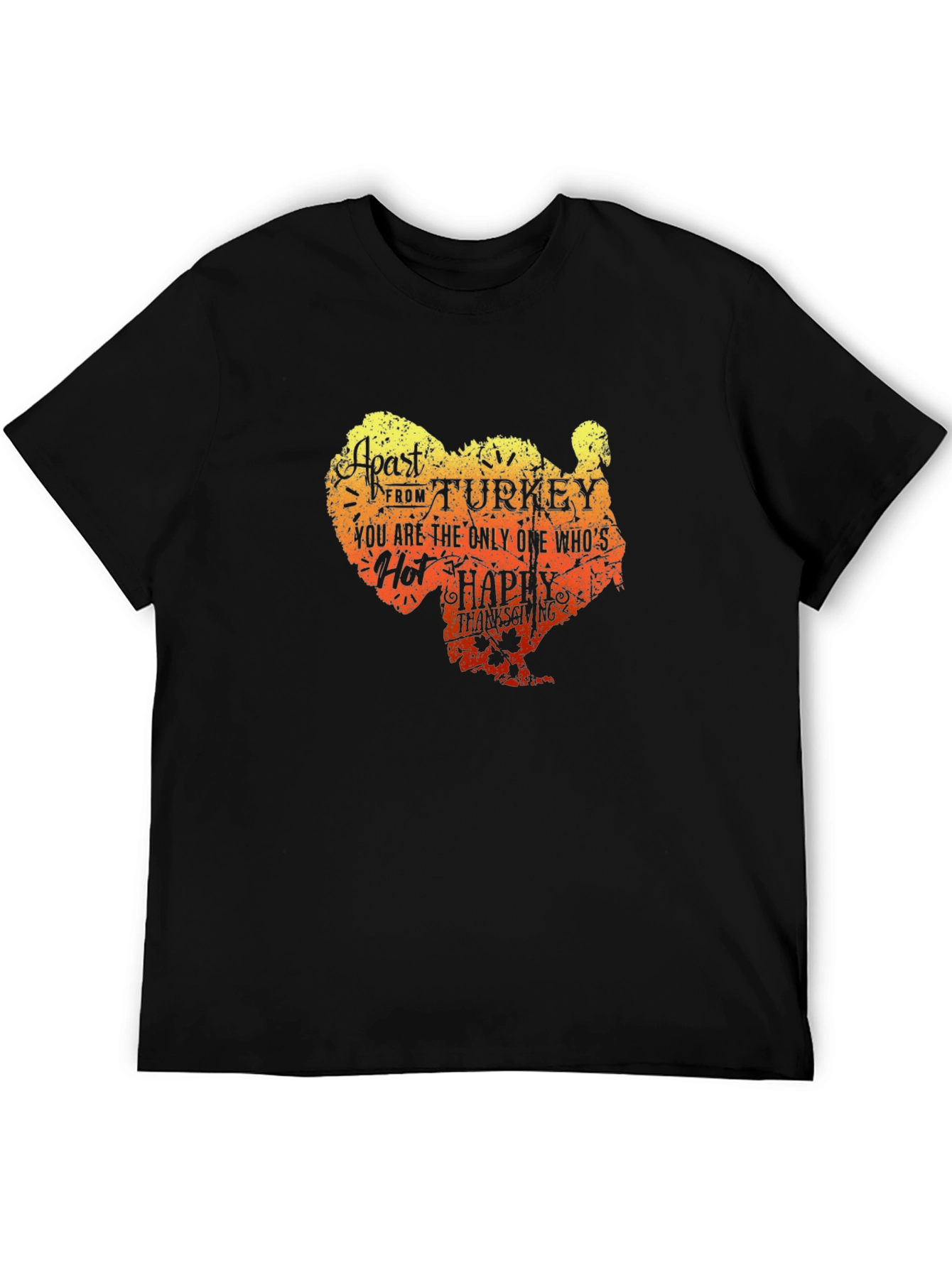 Funny Thanksgiving Turkey Graphic T-Shirt