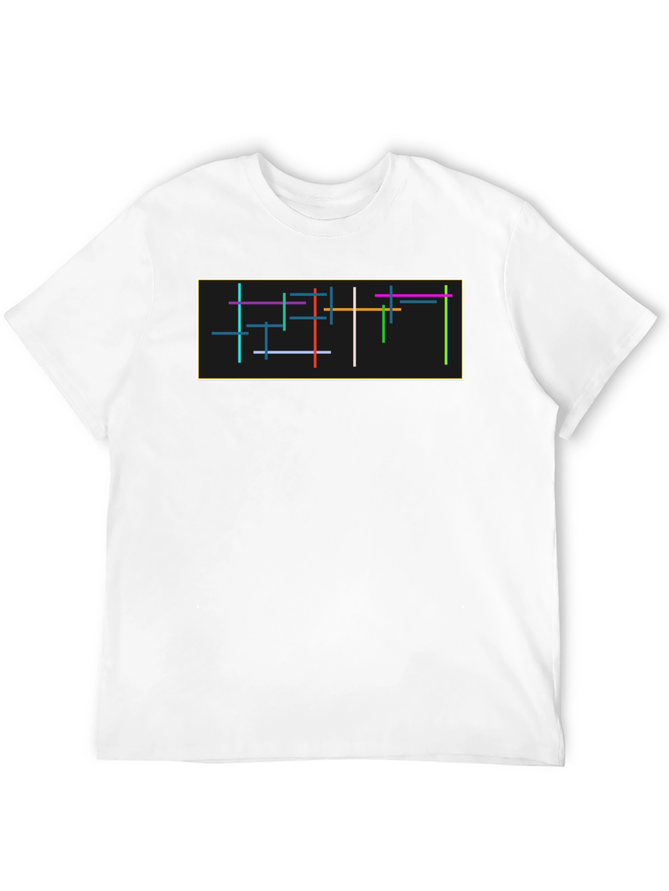 Abstract Lines Graphic Tee - Modern Art T-Shirt